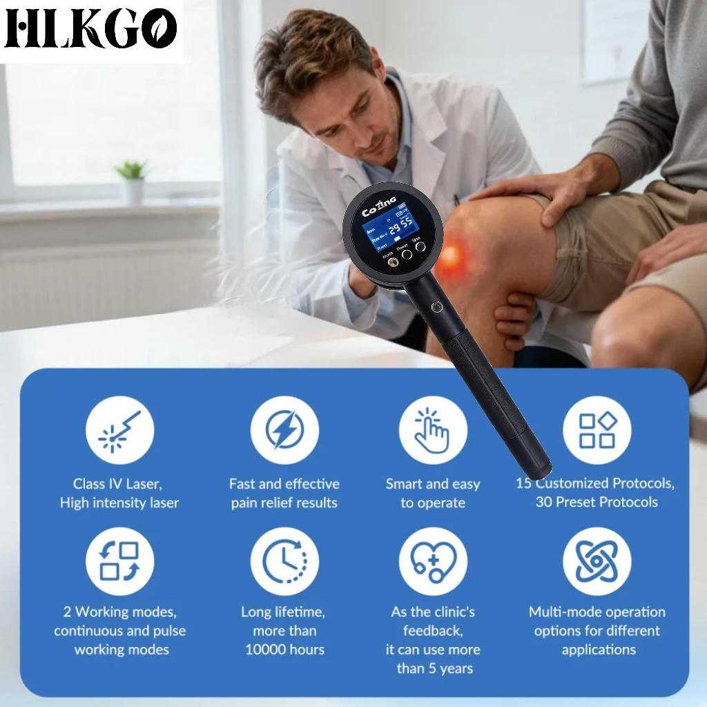 

Беспроводной перезаряжаемый аппарат для холодной лазерной терапии - 1295 мВт, 25 диодов для восстановления мягких тканей после травм