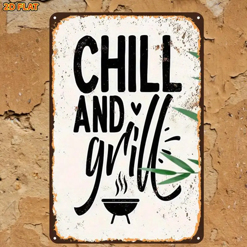 2D Flat Embossed Single Metal Wall Plaque, Hot & Cold Branded Sign Decor, Indoor Home Office Bathroom Wall Art Decoration