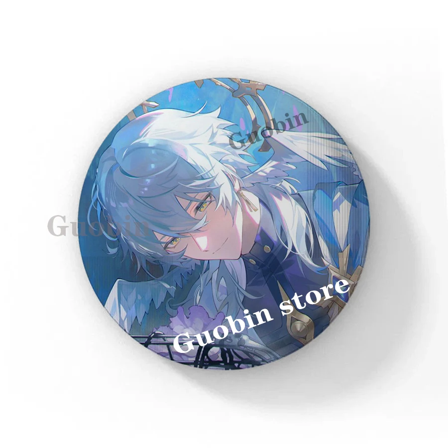 58mm New  Anime Game Honkai:Star Rail Character Button Pin Cute Boothill Fanart Brooch Badge for Gamer Collect Fans Gift