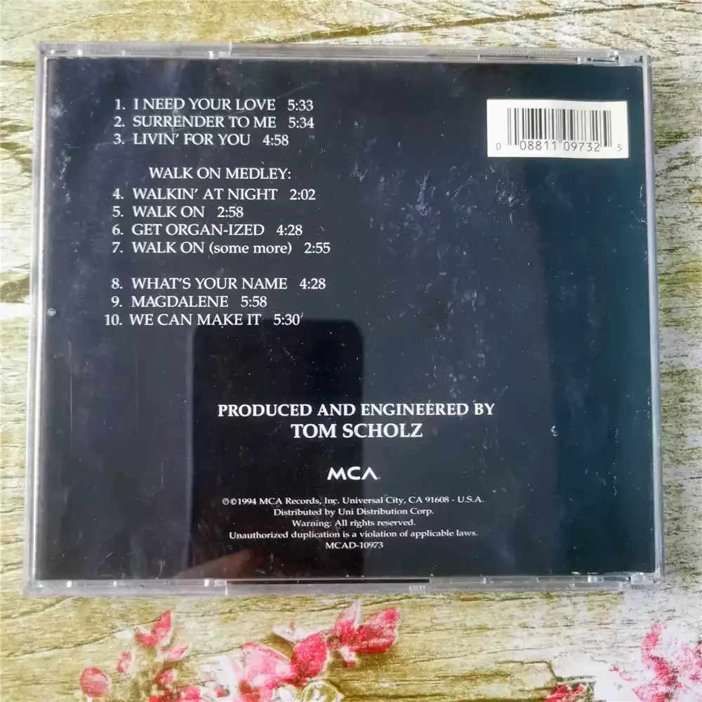 تاريخ الإصدار Boston Walk: 7 يونيو 1994، سجلات MCA