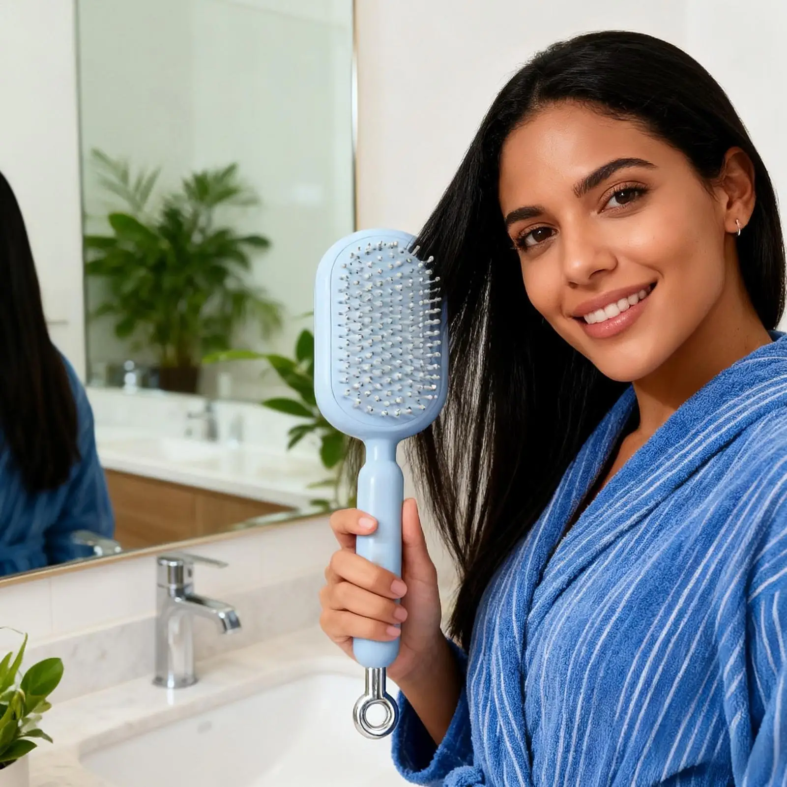 

Массажная расческа на воздушной подушке, выдвижная воздушная подушка, гладкая щетка для распутывания волос, пушистый массажер для кожи головы, расческа для вьющихся женщин и мужчин