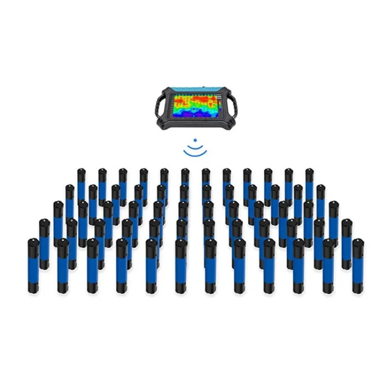 Full Wirels Detection D Rectangle Form High-Density Magnetotelluric Exploration System With Geophysical Prob