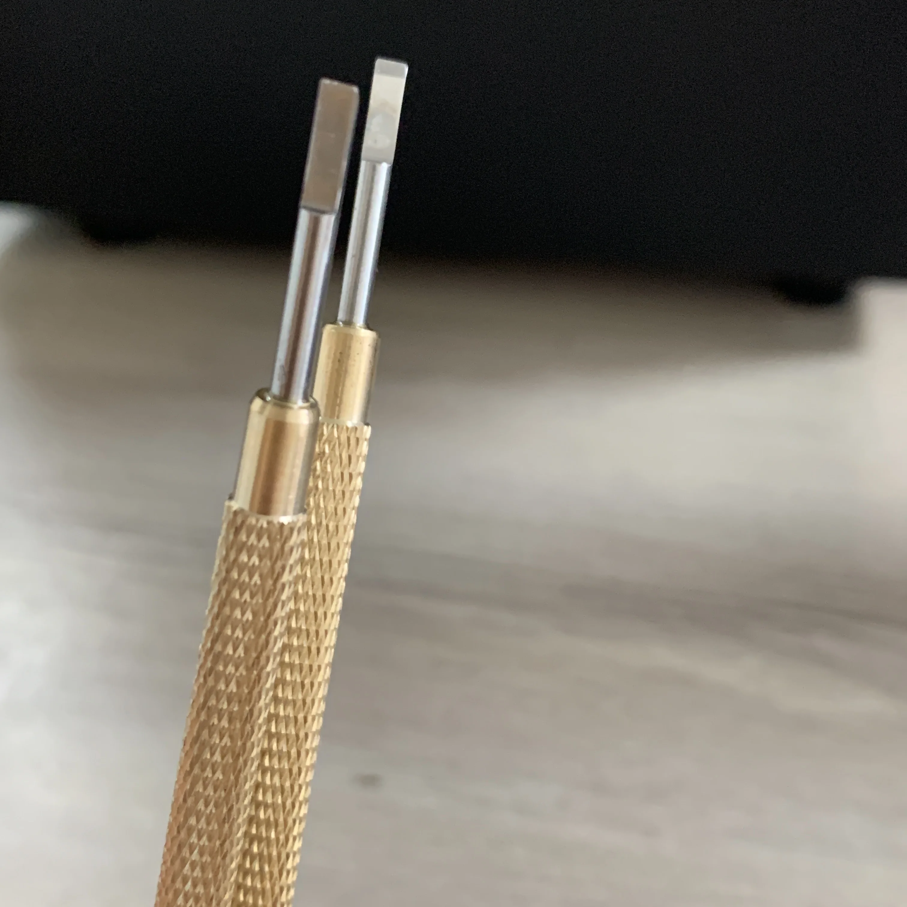 Professional Hairspring Spade Tools (2pcs) – For Delicate Watch Movement Repair, High-Hardness Alloy Steel Tips