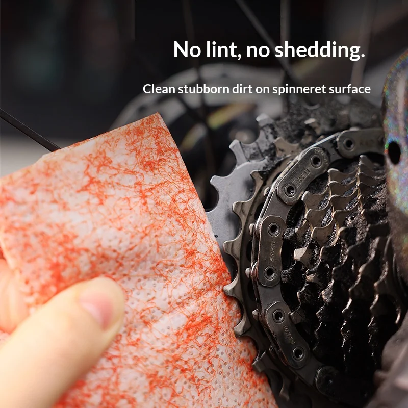 Bicycle Chain Cleaning Wipes Reusable MTB Road Bike Chain Degreaser for Frames&Motorcycle Chains&Wheels Individually Packaged