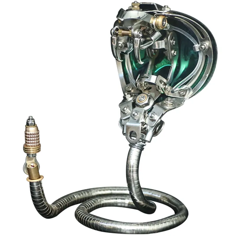 ชุดประกอบโมเดลงูแบบแม่เหล็ก DIY พังก์ 3 มิติ โลหะ 3 มิติ ปริศนาประกอบกลไก ของขวัญส่วนตัว ของเล่น