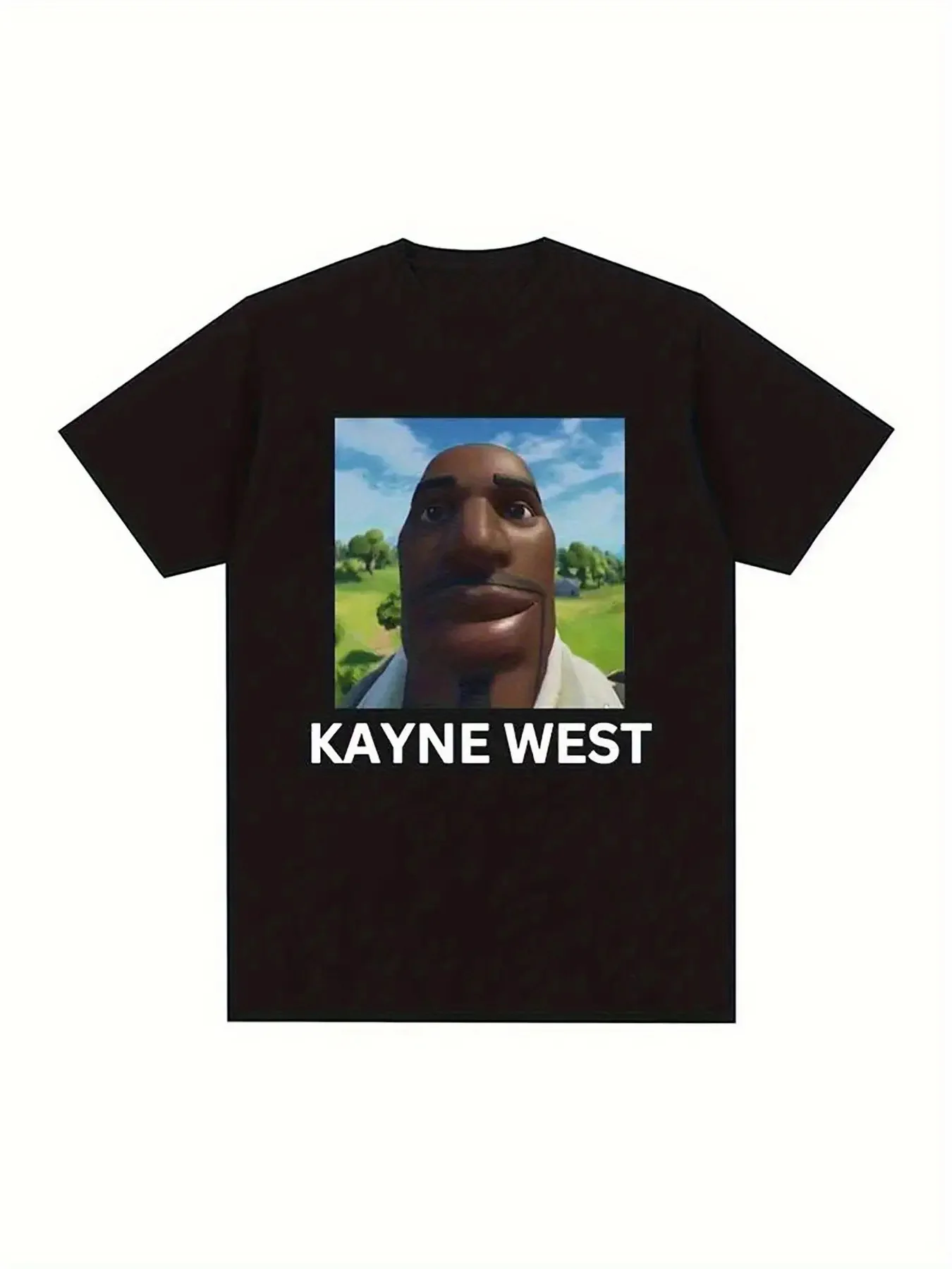 

Мужская забавная футболка с рисунком Kanye West Meme — черная уличная футболка в стиле хип-хоп с жирными белыми надписями в стиле ретро в стиле рэп