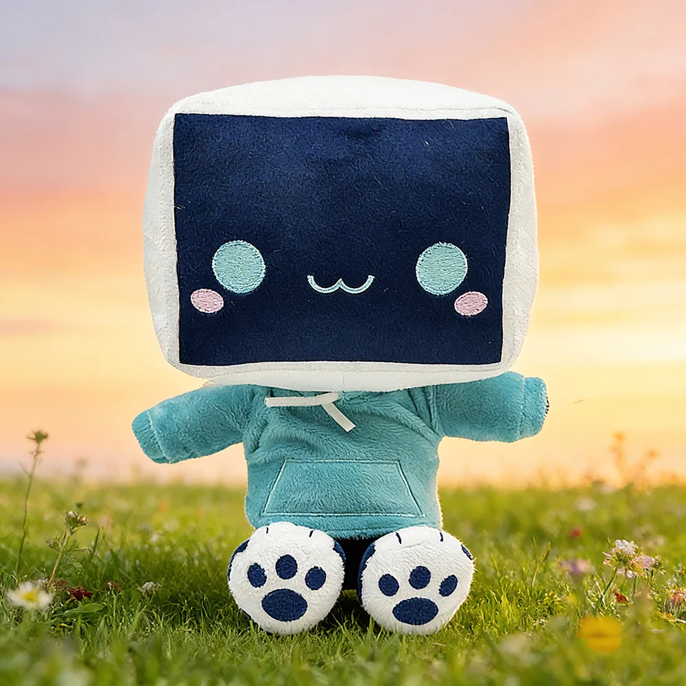 

Hot 23cm Minbitt Sitting Plush Doll Soft Cute Toy For Game Room Desk Table Home Gift For Teens Kids Gamers Christmas Birthday