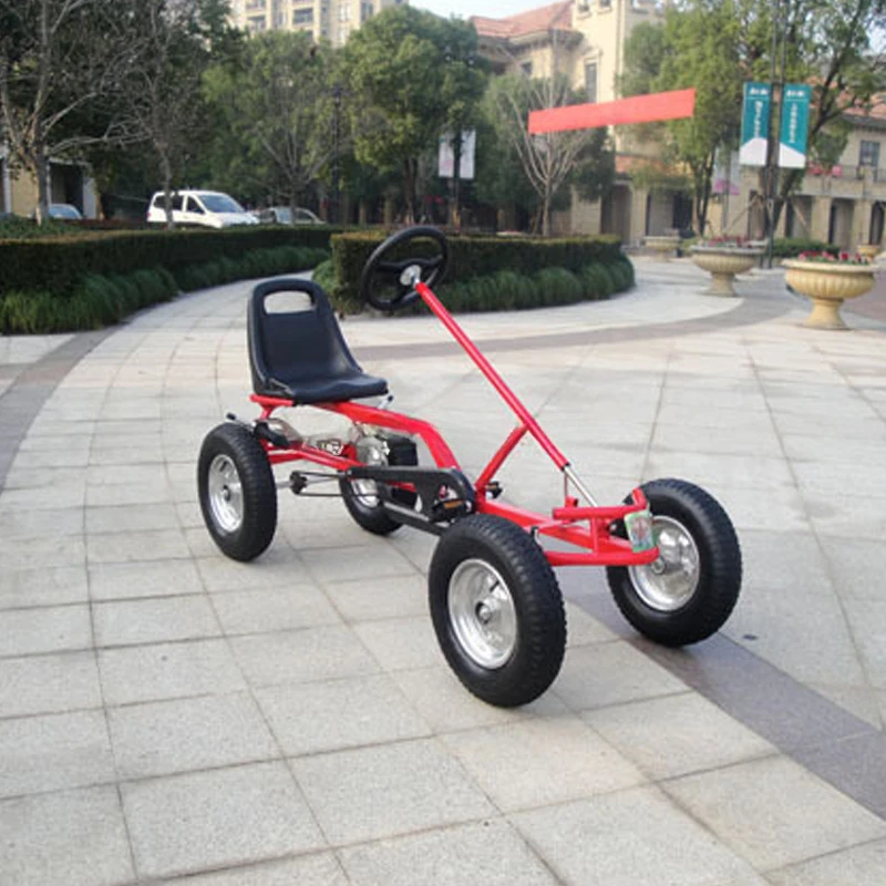 High quality customized style plastic four wheel heavy duty pedal adult racing go kart