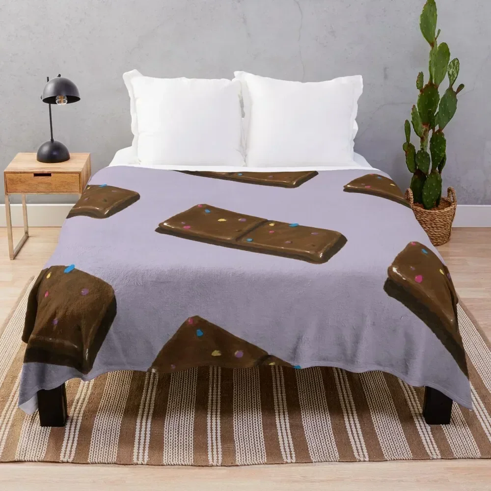 

Cosmic Brownie Throw Blanket heavy to sleep Decorative Beds wednesday Vintage Blankets