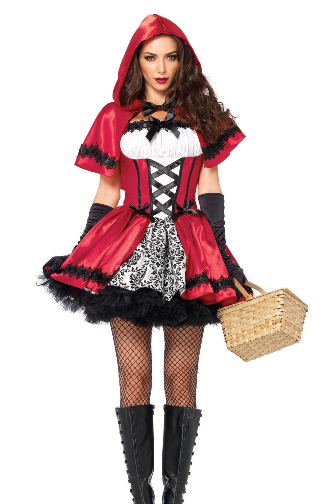 Gotisches rotes Kleid Umhang Schal Umhang Frauen süßes Mädchen Lolita Halloween Karneval Cosplay Anime Party Kostüm Hexe Vampir Prinzessin