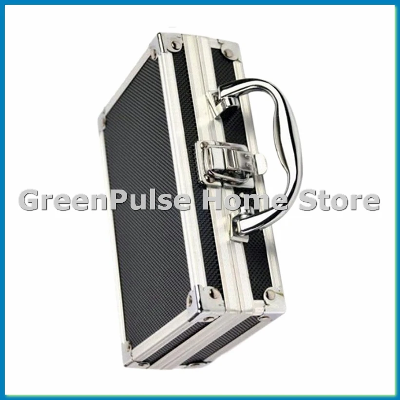 Aluminum Alloy Toolbox Accessories Storage Box Practical Aluminum Suitcase Portable Handle Small Toolbox Storage Box-ABAM