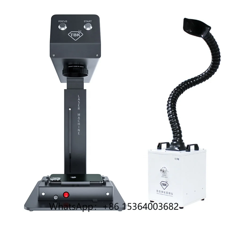 

TBK-958M Mini Back Door Glass Removing Laser 958m Laser Marking Logo Machine for Iphone Back Glass Removed