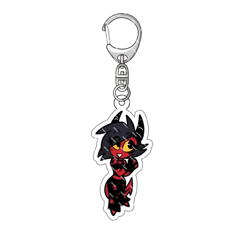 Hot Style Animation Derivatives Acrylic Keychain Blitzo Moxxie Millie Loona Stolas·Goetia Bag Pendant Festival Gift for Friend