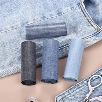 牛仔布熨燙貼片 牛仔布修補補助服裝自黏熨燙貼片 兒童成人適用 10 最佳銷售 牛仔褲補丁 - №6