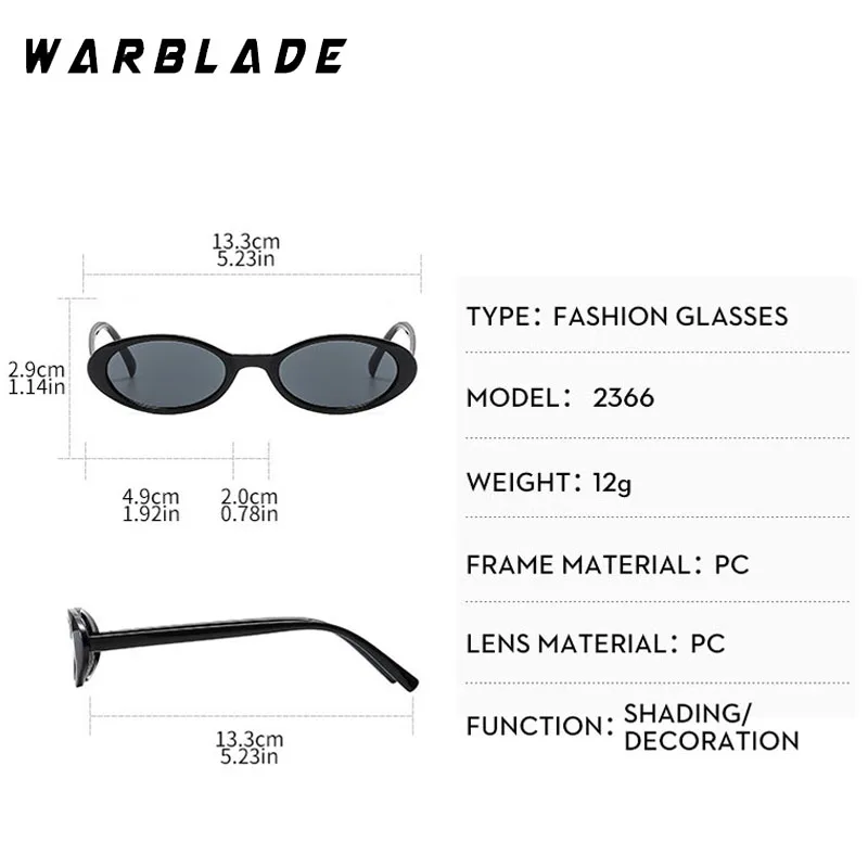 Vintage Luxury Design Small Oval Frame Women's Sunglasses Outdoor Travel Driving Men Sunglass Sports Hiking Eyewear Lentes UV400 - Image 5