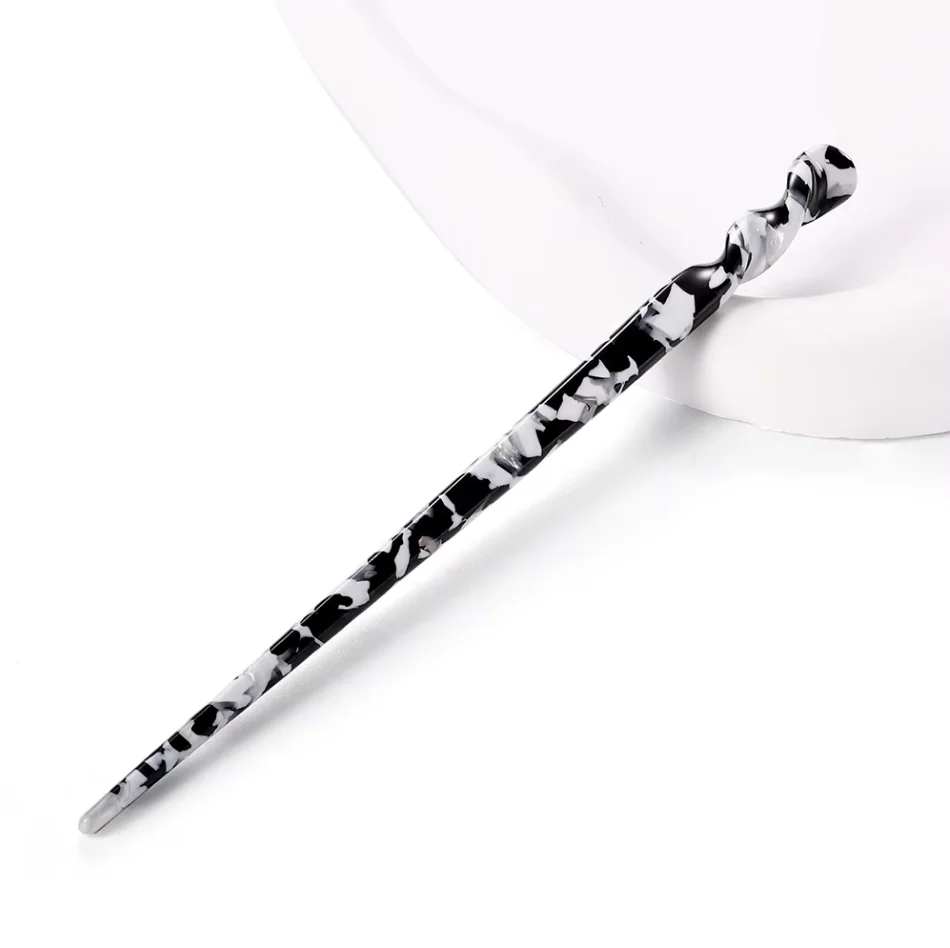 Chinese Style Hair Sticks Vintage Acetate Resin Chopstick Women Hairpins Hair Clip Pin Headwear Wedding Hair Jewelry Accessories image 5