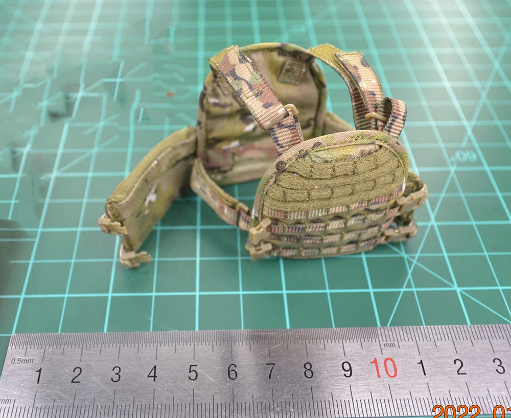 Hot Sale Easy&Simple ES 26044B 1/6 Special Mission Unit Tire 1 Operator Evacuation Part War Hang Chest Bag Vest For 12inch Doll image 4