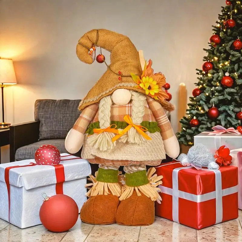 

Fall Decor Gnomes Happy Fall Gnome Decorations Thanksgiving Standing Gnomes Happy Fall Gnome Decorations For Holiday