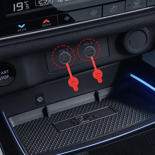 Imagen 2 del producto 5/1 Uds. Chasis hembra tipo C 2 pines enchufe hembra tipo C conector USB conector impermeable puerto de carga hembra con hebilla de tarjeta