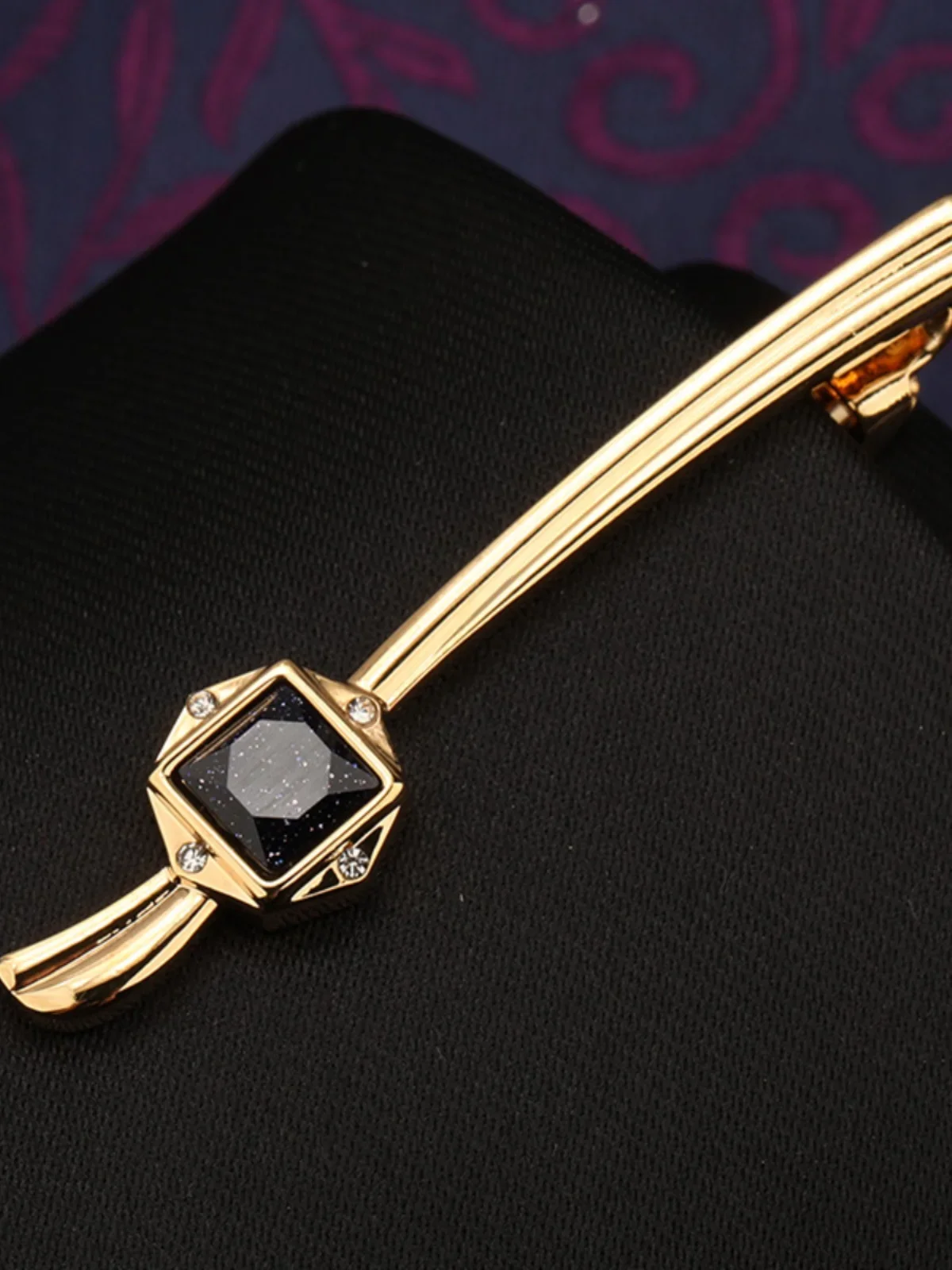 Men's Versatile Tie Clip Business Dress Gold Silver Security Fashion Tie Clip