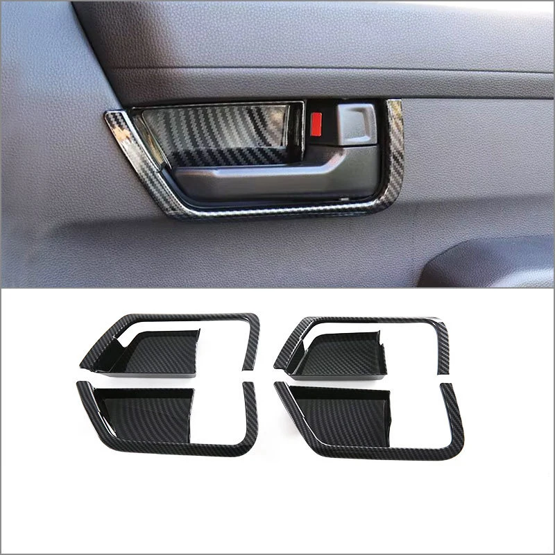 

For Toyota Tacoma Interior Door Handle Trim Plate Interior Door Bowl Protector Decal.