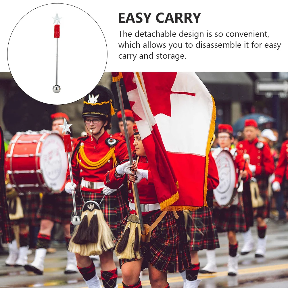 الفولاذ المقاوم للصدأ انفصال الموسيقى موصل عصا لأداء الحفل موكب الاحتفال عرض مسرحي الراتنج جزء