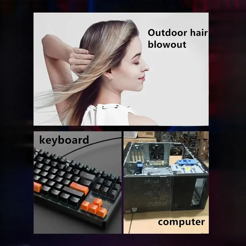 منفاخ الهواء 500000 دورة في الدقيقة X3Pro توربو منفاخ نفاث قوي فرش السيارات مروحة تربو سرعة الرياح 52 متر/الثانية 8000 مللي أمبير Souffleur Air Puissant