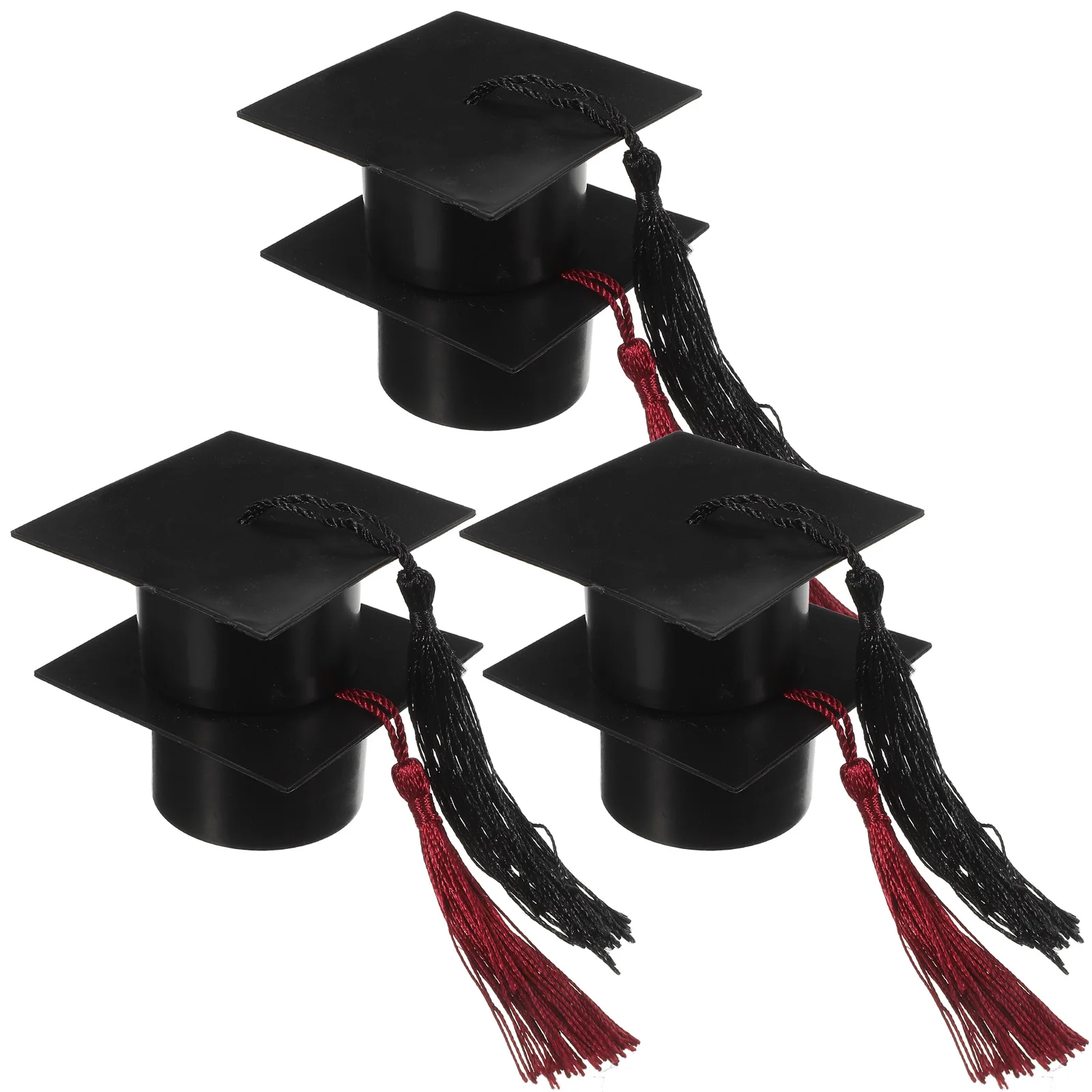 

6 Pcs Graduation Boxes Plastic Gift Boxes for Party Favors Creative Design Lightweight Portable Suitable Small Gifts Snacks