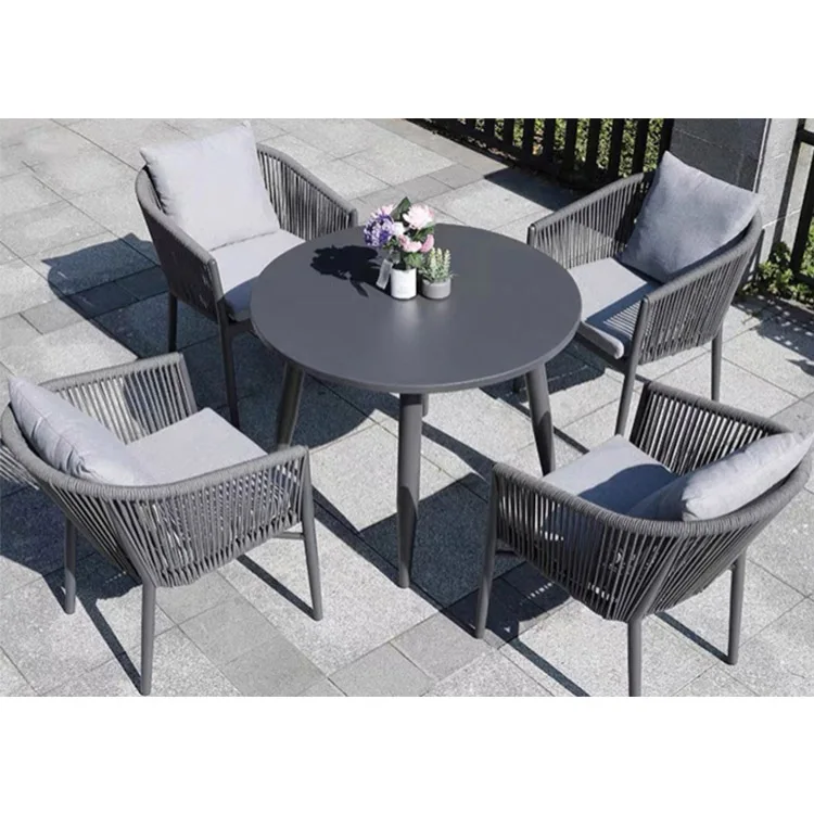 

# Modern Luxury Aluminum Outdoor Furniture Table And Chairs Set Wicker Rattan Sofa Set Promotion For Hotel, Garden
