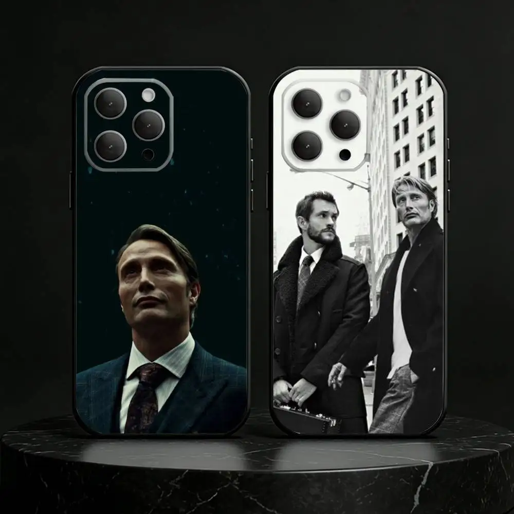 

Hannibal Will Graham Phone Case Silicone black Soft For IPhone 17,16,15,14,13,12,11,SE,Plus Pro Max