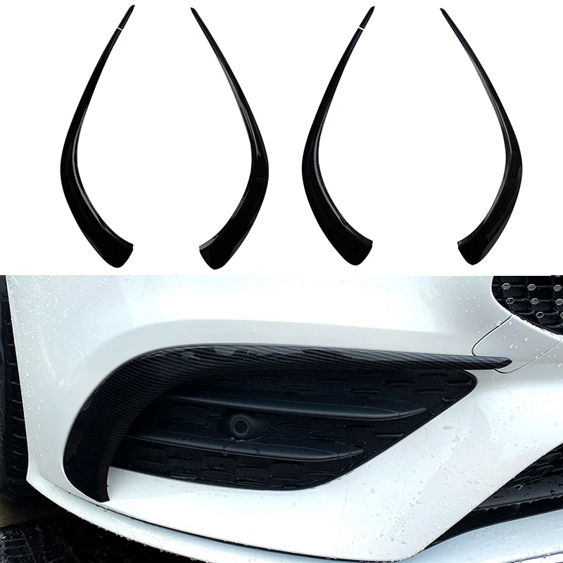 

For Mercedes-Benz CLA C118 CLA 200 260 2020+ Front Bumper Front Air Knife Exterior Stickers Trim Cover Modification