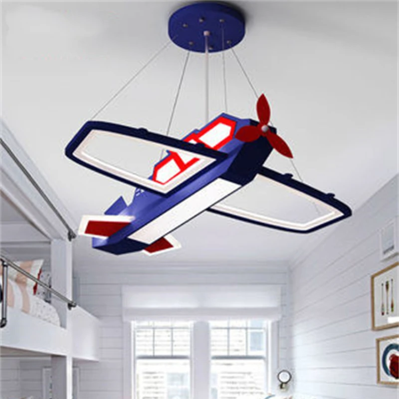 Aircraft Pendant light For Children Bedroom Children's Room Light Fixture Baby Room Light Girl Lamp Kid Room Lighting