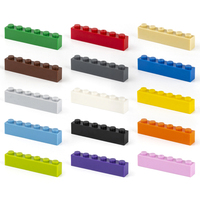 20Pcs MOC Parts 3009 Brick 1 x 6 Compatible DIY Assmble Building Blocks Particle Kid Brain Puzzle Toy Birthdays Gift