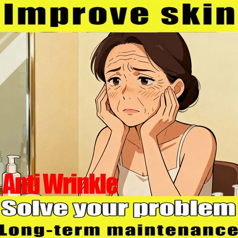 

Instant Anti Wrinkle Effect Remove Facial Wrinkles Moisturizing Serum To Fine Lines Around The Eyes Crow's Feet Neck Wrinkle