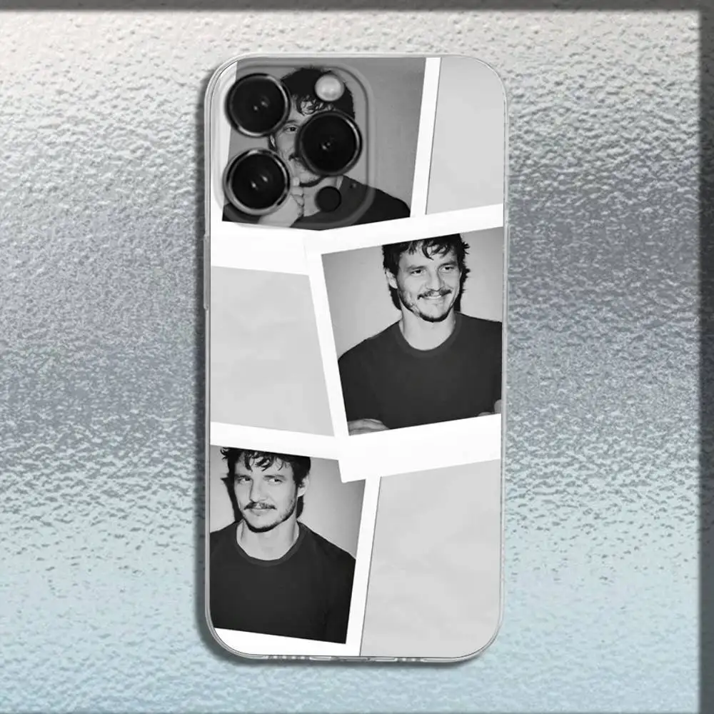 P-Pedro A-Actor Pascal Phone Case For iPhone 17,16,15,14,13,12,11,Pro,Max,Plus,E,SE4,Air,Mini Transparent Cover
