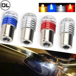2pcs Strobe Flashing Motorcycle Car Tail Brake Light Projector Lamp Bulb Car Lights LED Light Motorcycle Accessories