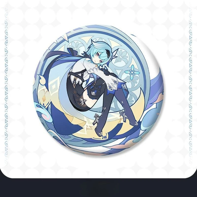 Hot Game Yuan Shen Peripheral Cartoon Cute Character Badge Kazuha Albedo Eula Venti Tighnari Metal Brooch Anime Collection Gift