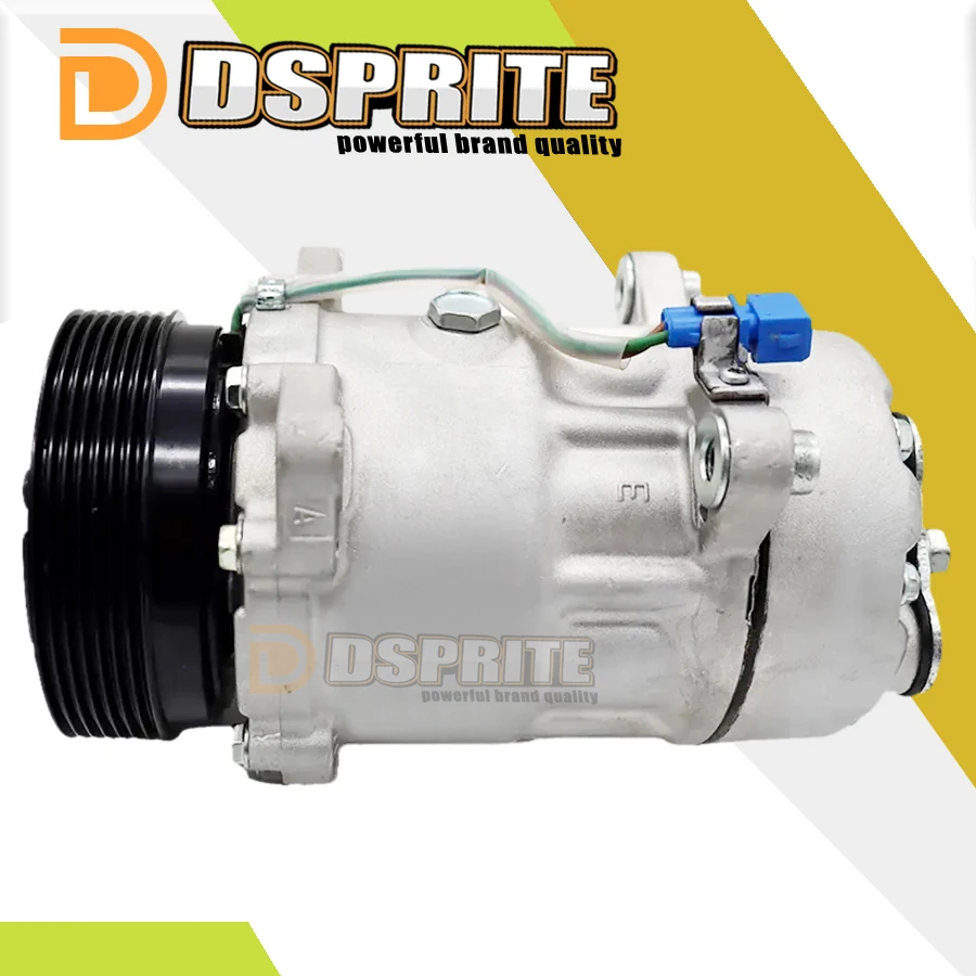 SD7V16 AC Compressor 2D0820805 7D0820805L 7D0820805J 7D0820805 701820805R 701820805Q for Volkswagen VW EuroVan 2001 2002 2003