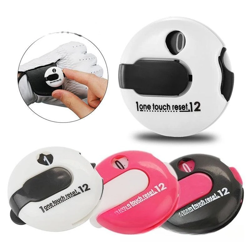 Premium Golf Score Counter with 12 Levels, Anti-Slip Golf Stroke Indicator, Mini Pocket Golf Score Keeper for Beginners & Pros