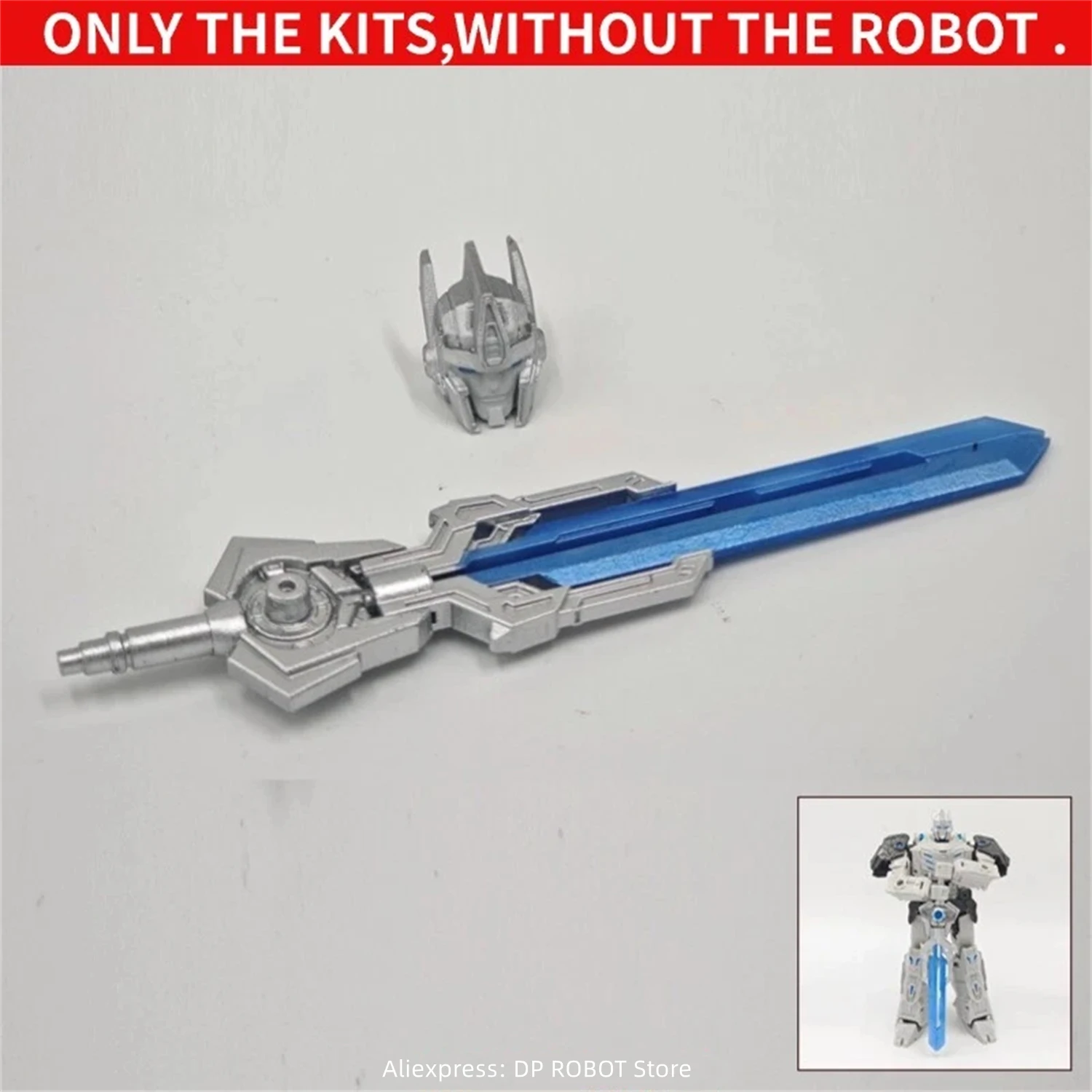 Kit de actualización de arma de espada de cabeza DIY 3D para accesorios de la era de los Primes Prima Prime