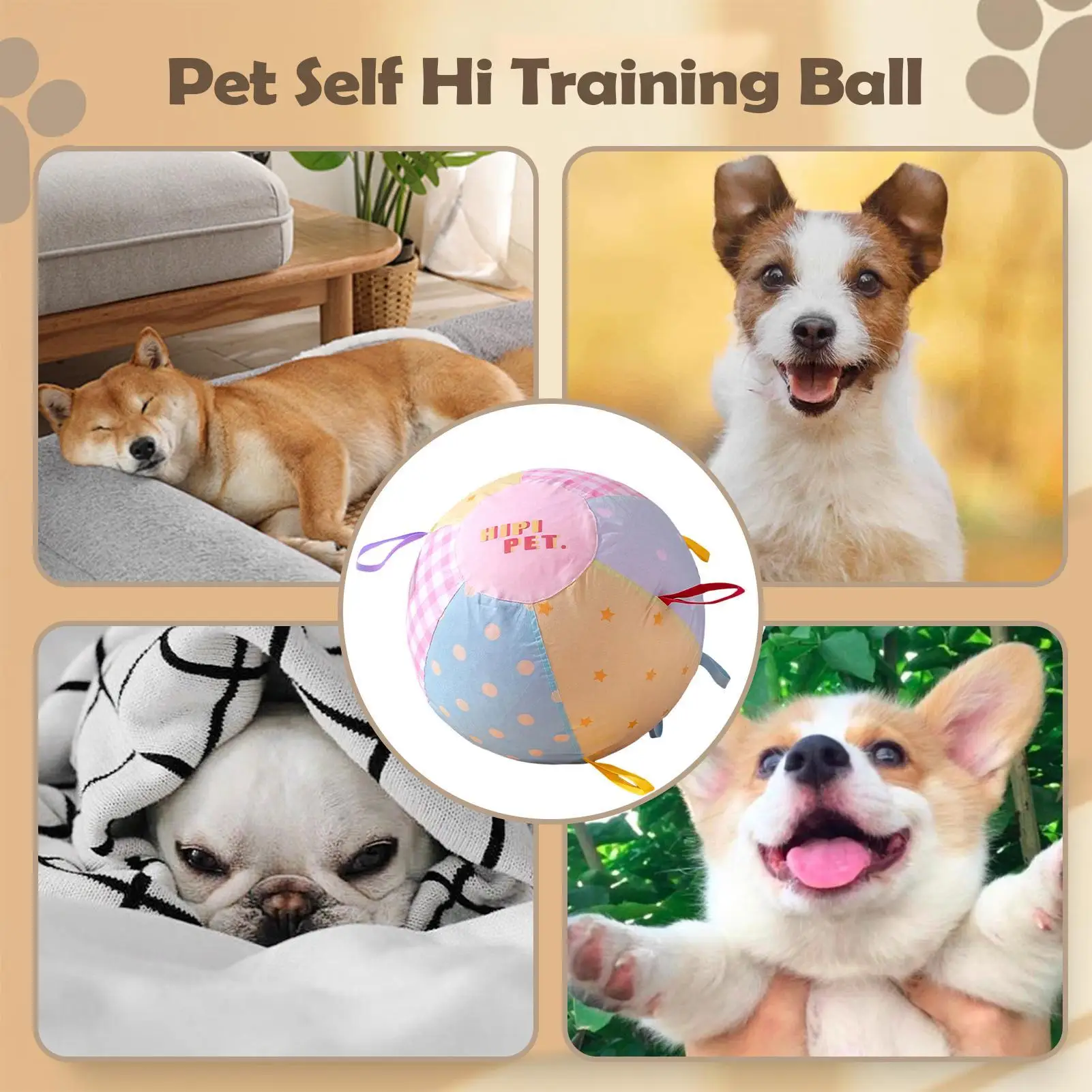 

Big Ball For Dogs With Handle Large Pet Supplies Outdoor Play Dog Herding Ball For Puppy Small Medium Large Keep Busy Boredom