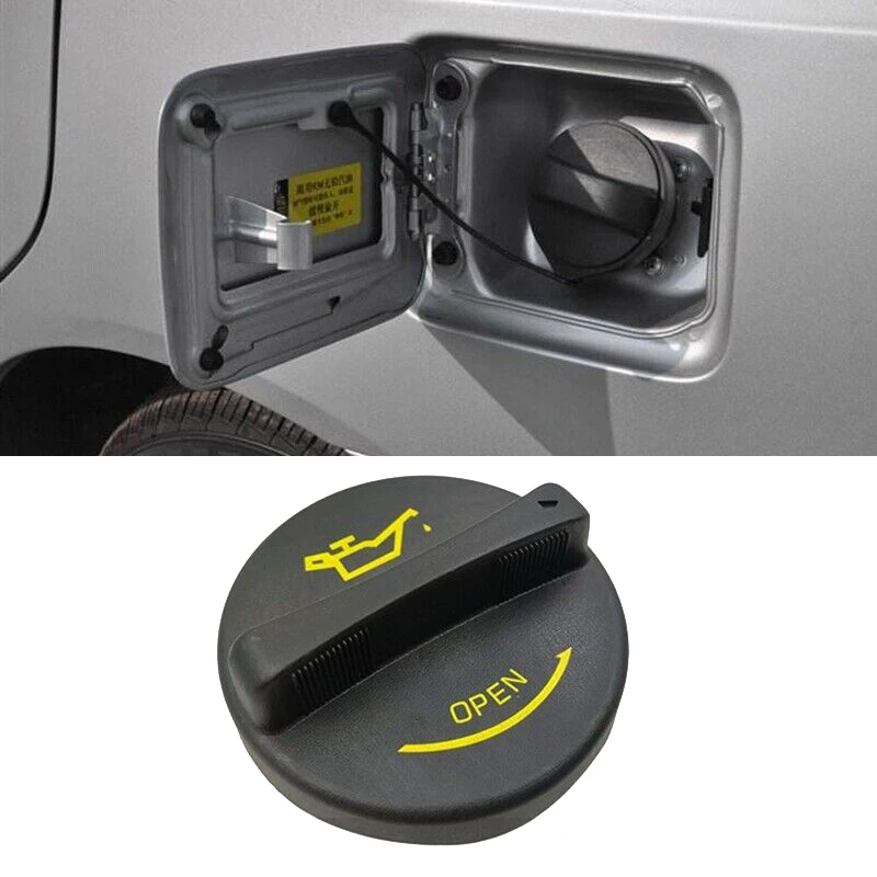Engine Oil Filler Cap Replacement 26510-26620 for Hyundai Accent for elantra Tucson & for kia for spectra Sportage - ABS Black