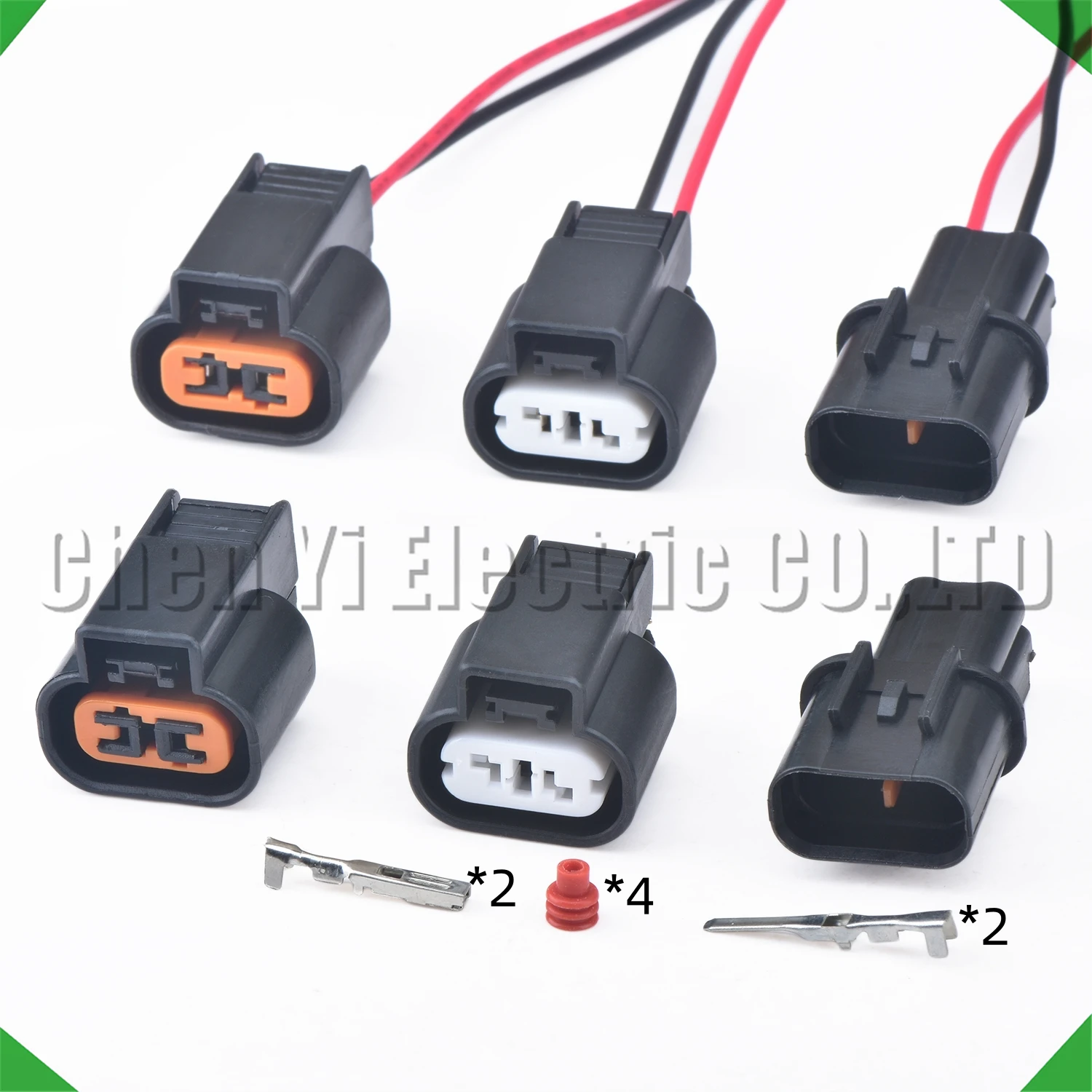 2 Pin Automotive Headlight Fog Lamp Rear wheel ABS sensor Connector Plug PB625-02027 PB621-02020 PK505-02027 For Hyundai Kia