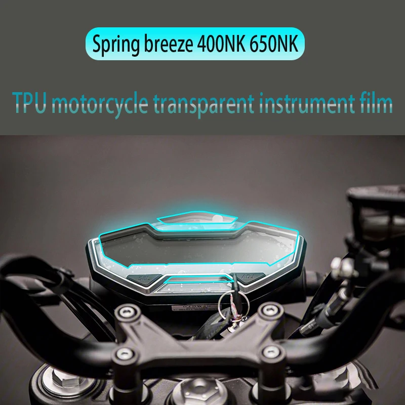 Membrana transparente de TPU para motocicleta, instrumento de coagulación hidráulica para CFMOTO Spring Breeze 250nk 400 650, 2017, 2021