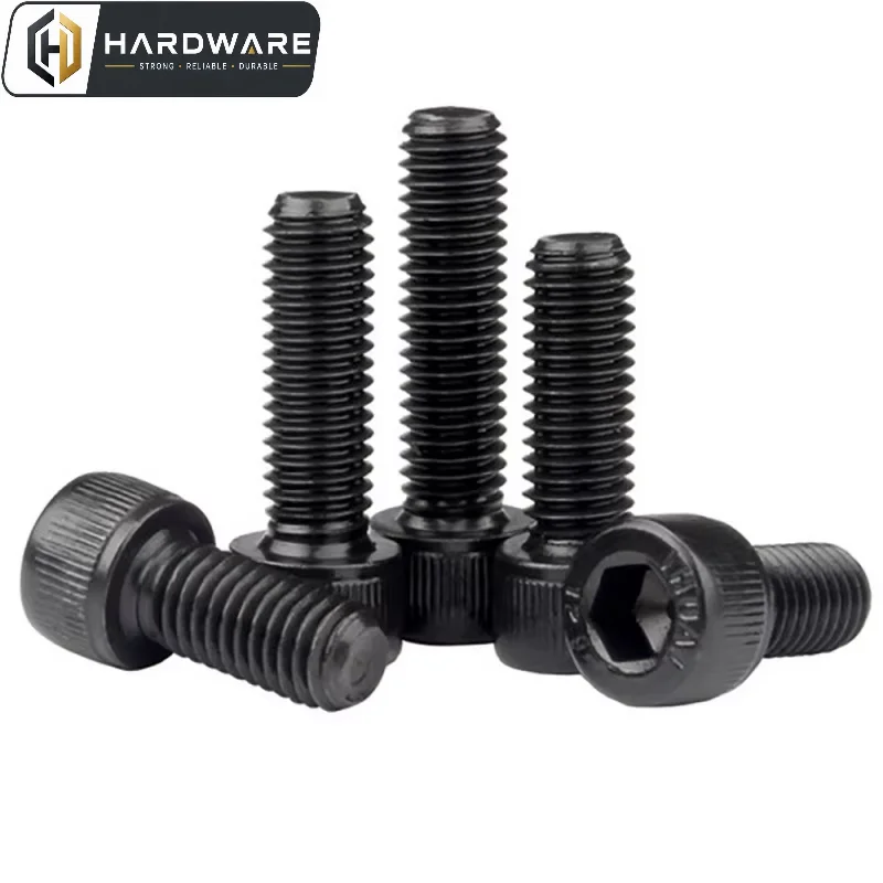 10pcs/lot Hexagon Allen Hex Socket Cup Head Screw Bolts M2 M2.5 M3 M4 M5 M6 M8 Grade 12.9 A2-70 Carbon Steel Din912