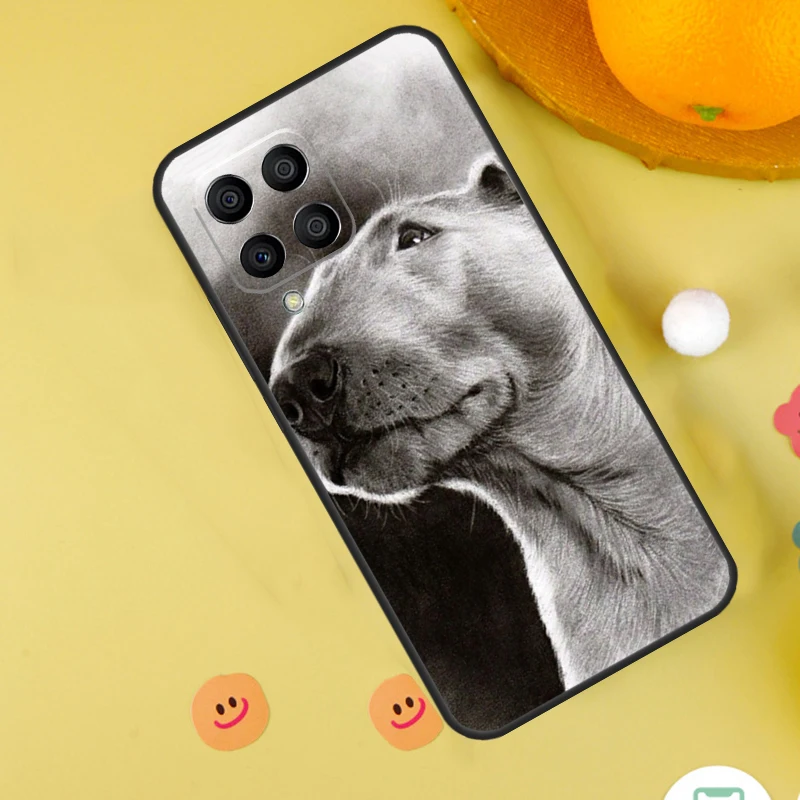 Bullterrier Bull Terrier Dog For Samsung Galaxy M52 M32 M12 M55 M15 M13 M23 M33 M53 M34 M54 M31s M30s M20 M21 M51 Case