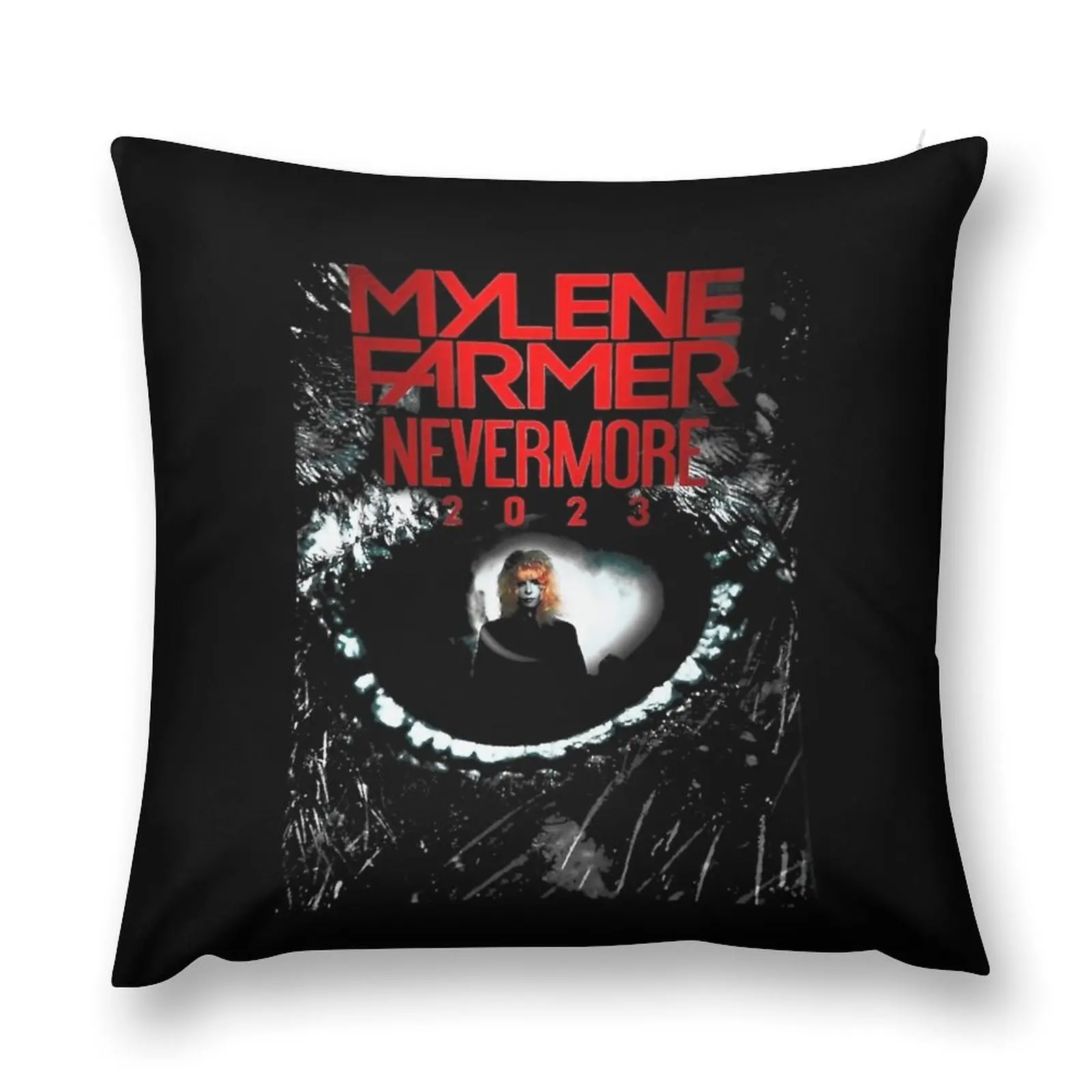 mylene farmer nevermore, Mylene Farmer, Mylene Farmer 2023, mylène farmer 2022 Throw Pillow Pillow Covers Decorative pillow