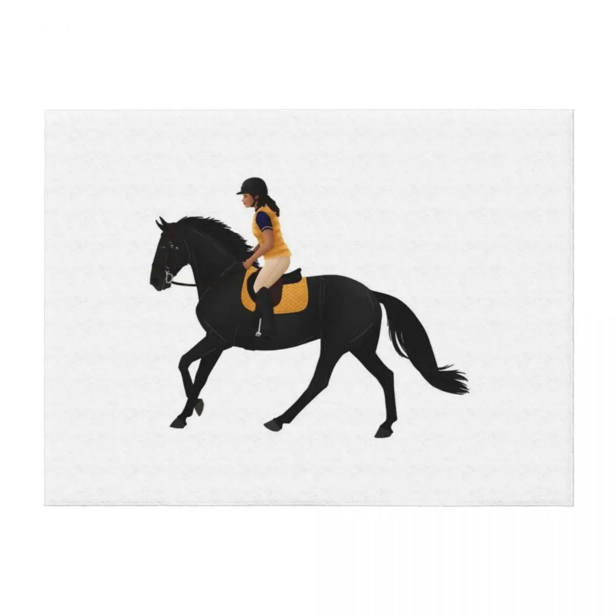 

Zoe and Raven from Free Rein - Equine Rampaige Throw Blanket Luxury St For Decorative Sofa Cute Softest Blankets
