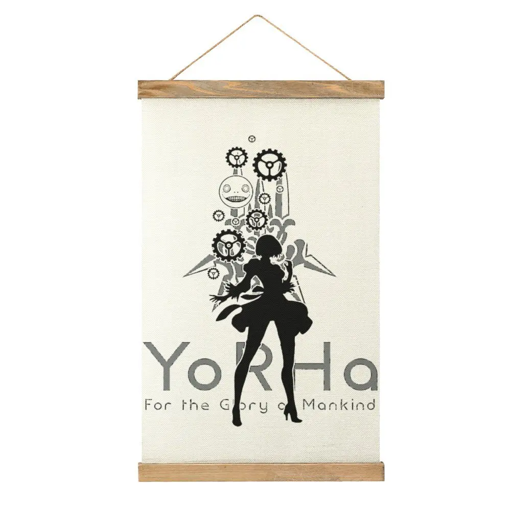 Novelty NieR Automata 2B YoRHa Comforter For S Canvas Hanging Picture Picture Hanging Funny Novelty Kitchen   Picture Style Deco