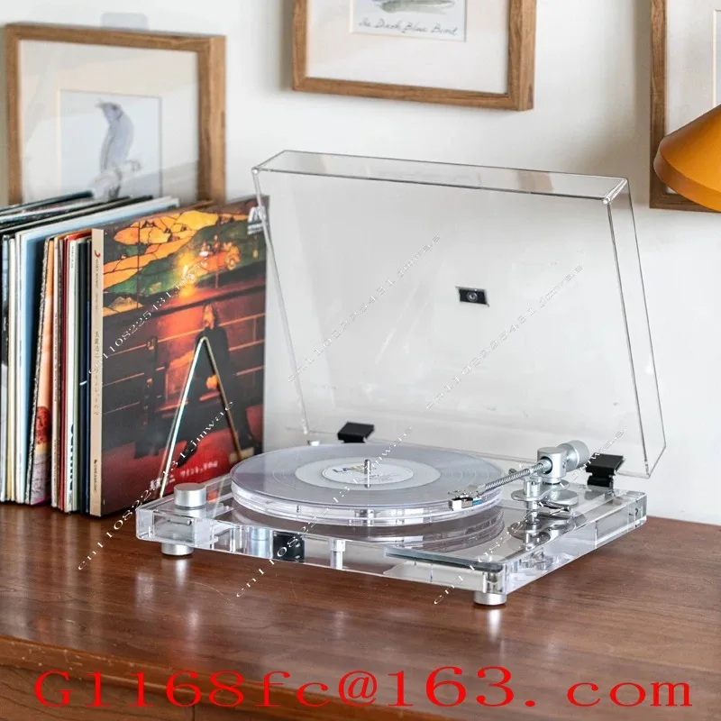 X10 Vinyl Record Player Lp Bluetooth Phonograph High Aesthetic Transparent Record Player